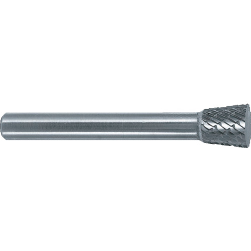 スーパー スーパー超硬バー シャンク径6mm(逆テーパー型)シングルカット(刃径19.0) 1本（ご注文単位1本）【直送品】