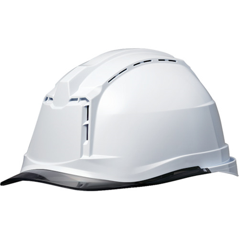 ミドリ安全 遮熱ヘルメット SCH-19PCLV-RA3 アルファ ホワイト/スモーク 1個（ご注文単位1個）【直送品】
