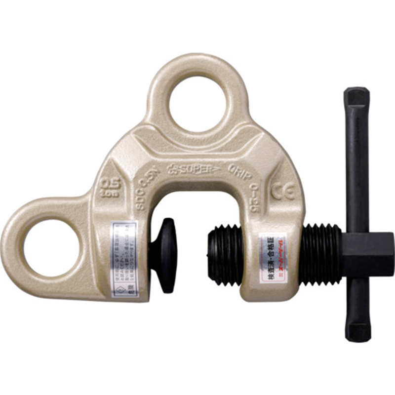 スーパー ねじ式クランプ スクリューカムクランプ(ダブル・アイ型) 基本使用荷重5t(RFIDチップ搭載/S・M・A・Я・T管理アプリ対応) 1台（ご注文単位1台）【直送品】
