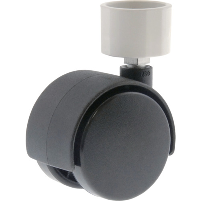 SPACIO 差込式樹脂キャスターSDNー50W 白 1個（ご注文単位1個）【直送品】