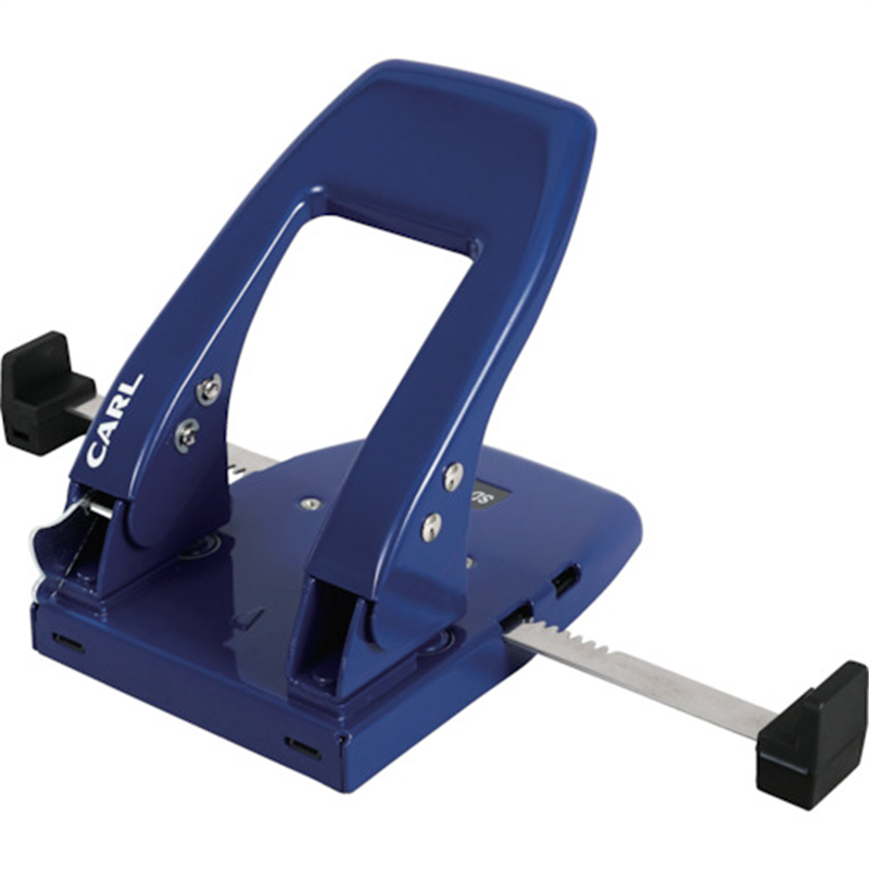 カール 2穴パンチ ブルー 穿孔枚数45枚 1個（ご注文単位1個）【直送品】