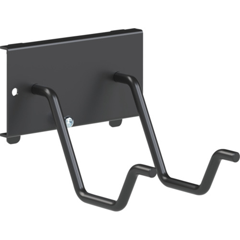 TRUSCO パンチングパネル用電気ドリルフック 2本爪 黒 1個（ご注文単位1個）【直送品】