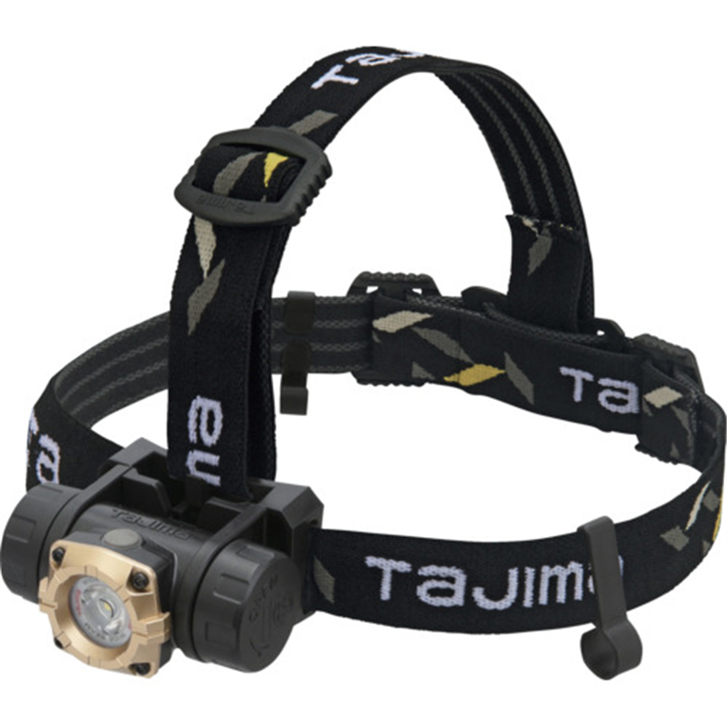 タジマ ヘッドライト セフヘッドライト MD 500lm 大径照射 電池式 1個（ご注文単位1個）【直送品】