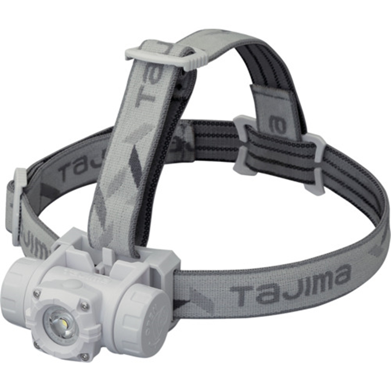 タジマ ヘッドライト セフヘッドライト MD 500lm 大径照射ホワイト 電池式 1個（ご注文単位1個）【直送品】