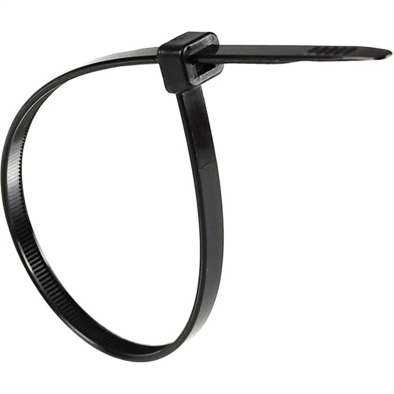 SG スタンダードタイ(耐候・耐熱タイプ)SG-200W(100本入り)黒 1袋（ご注文単位1袋）【直送品】