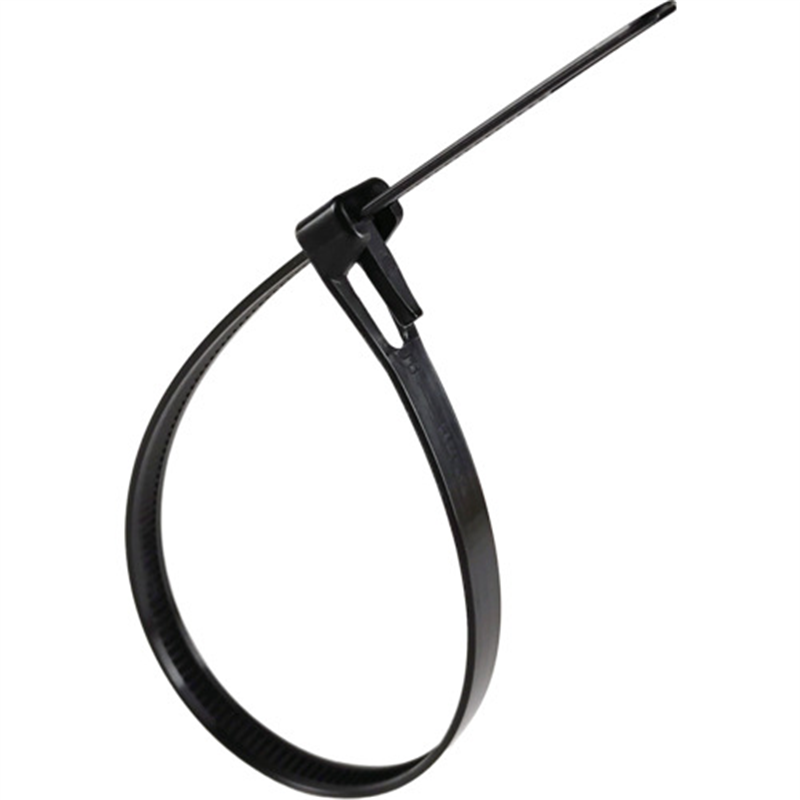 SG リピートタイ リリースタイプ(耐候・耐熱)黒 1袋（ご注文単位1袋）【直送品】