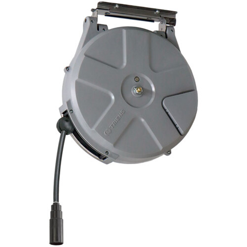 TRIENS エアホースリール ゴムホース仕様 内径7.9mm×10m 1台（ご注文単位1台）【直送品】