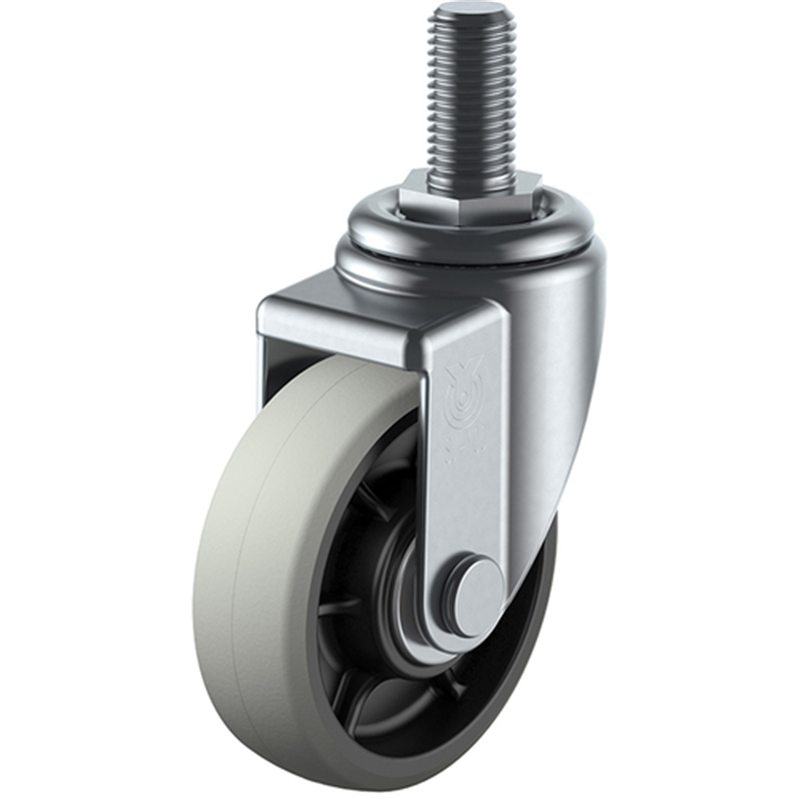 ユーエイ ねじ込み式 自在 キャスター ウレタン 車輪径100mm  Jタイプ SJT型 ネジ寸法M20×40ピッチ2.5 1個（ご注文単位1個）【直送品】