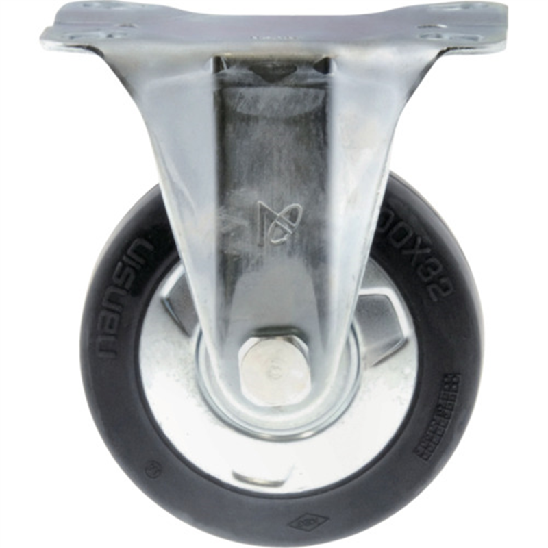 SPACIO プレートタイプ金属キャスター固定SKー100 1個（ご注文単位1個）【直送品】