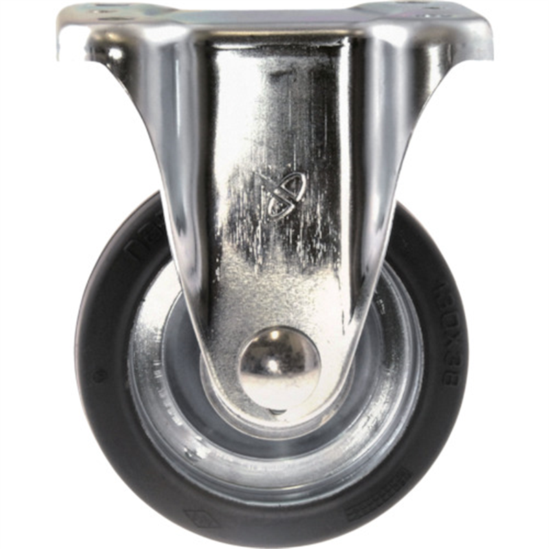 SPACIO プレートタイプ金属キャスター固定SKー130 1個（ご注文単位1個）【直送品】