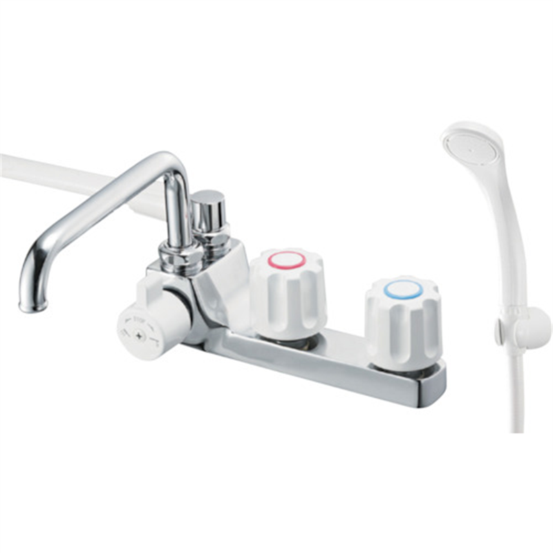 SANEI ツーバルブデッキシャワー混合栓 1個（ご注文単位1個）【直送品】