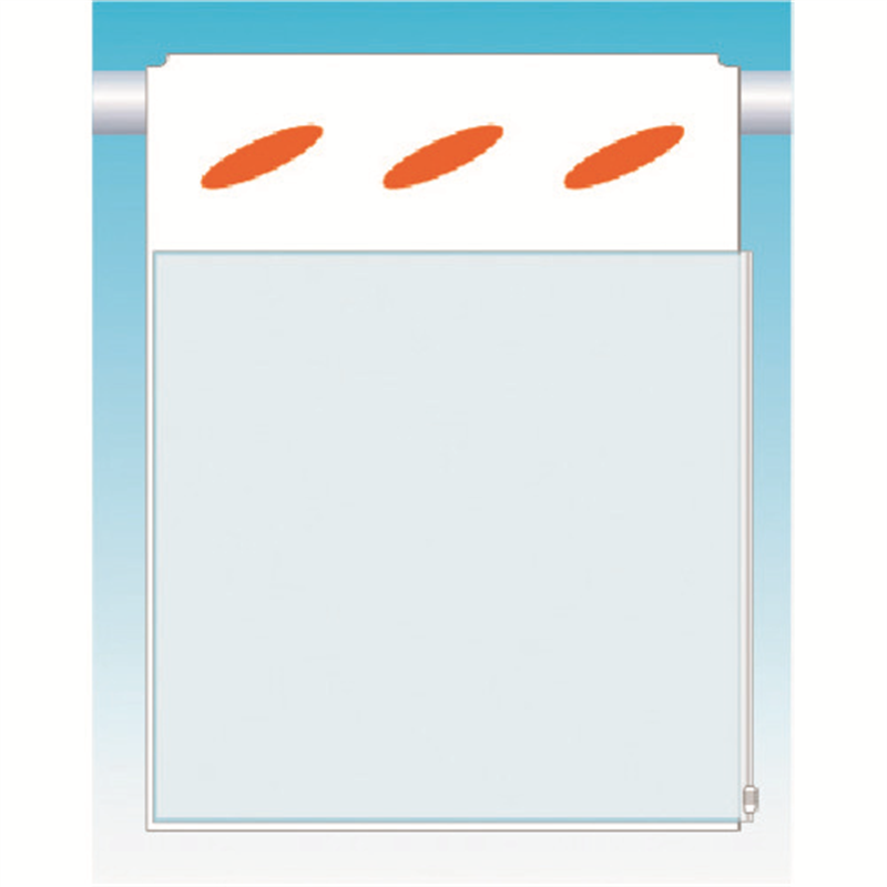 つくし 透明ポケット付つるしん坊 片面タイプ(横から差込み 1枚（ご注文単位1枚）【直送品】