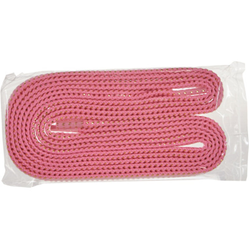 TRUSCO 一発判明カラフル靴ひも 120cm 蛍光ピンク(ゴールドラメ) 1組（ご注文単位1組）【直送品】