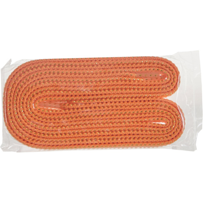 TRUSCO 一発判明カラフル靴ひも 120cm 橙(ゴールドラメ) 1組（ご注文単位1組）【直送品】