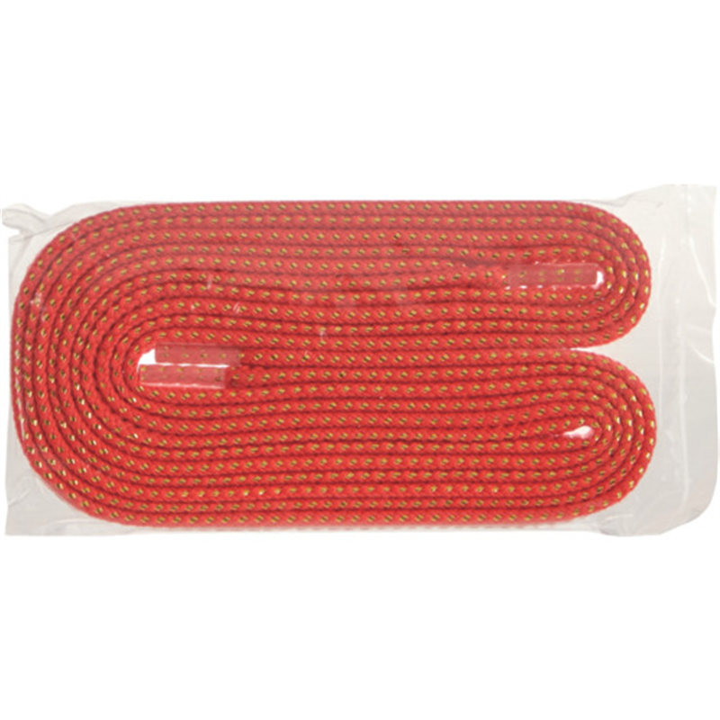 TRUSCO 一発判明カラフル靴ひも 120cm 赤(ゴールドラメ) 1組（ご注文単位1組）【直送品】