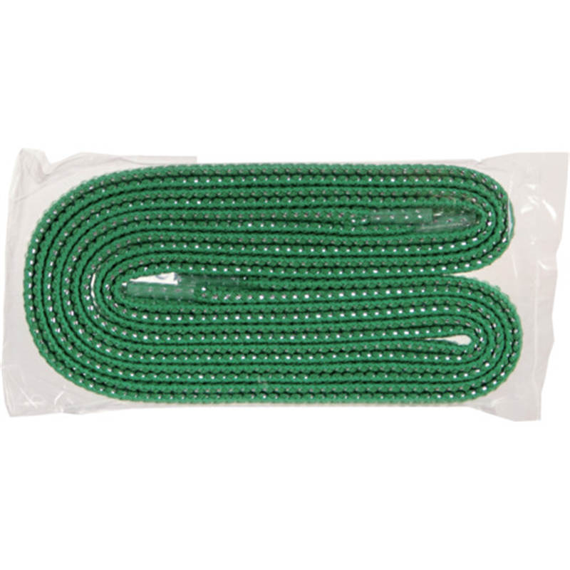 TRUSCO 一発判明カラフル靴ひも 120cm 緑(シルバーラメ) 1組（ご注文単位1組）【直送品】
