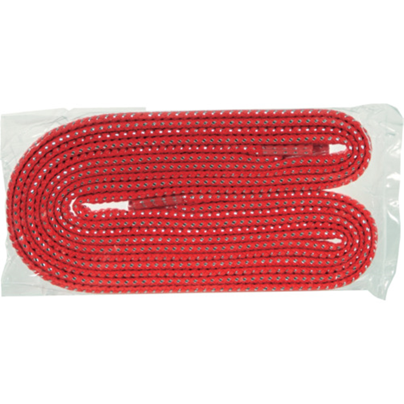 TRUSCO 一発判明カラフル靴ひも 120cm 赤(シルバーラメ) 1組（ご注文単位1組）【直送品】