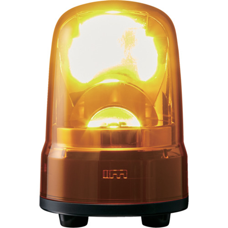 PATLITE 回転灯 Φ80 M1 キャブ Y 1個（ご注文単位1個）【直送品】