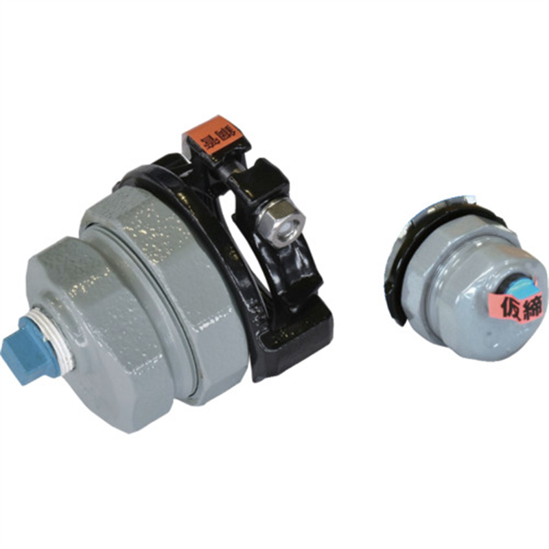 SKカワニシ 鋼管用継手 SKXパイプエンド 50 プラグ仮締 1個(ご注文単位1個)【直送品】