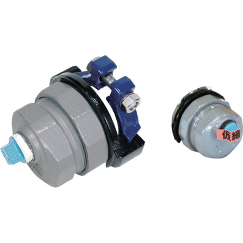 SKカワニシ 塩ビ管用継手 SKXパイプエンド V50 プラグ仮締 1個(ご注文単位1個)【直送品】