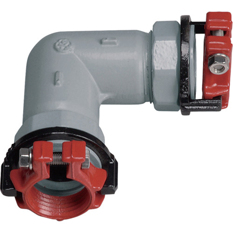 SKカワニシ 内外面被覆鋼管用継手 SKXエルボ D40 1個(ご注文単位1個)【直送品】