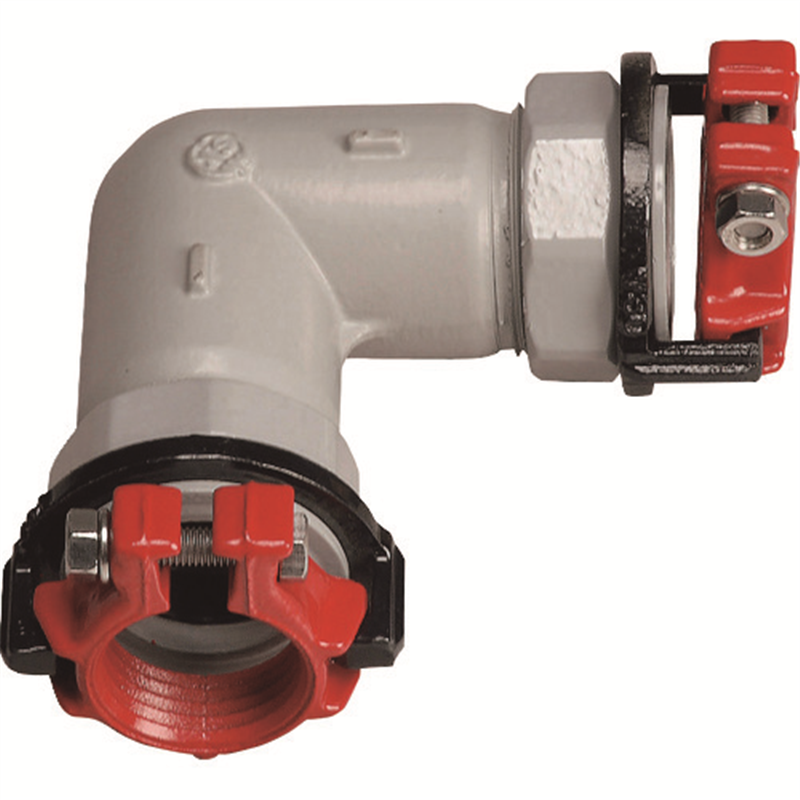 SKカワニシ 内外面被覆鋼管用継手 SKXエルボD50 1個（ご注文単位1個）【直送品】