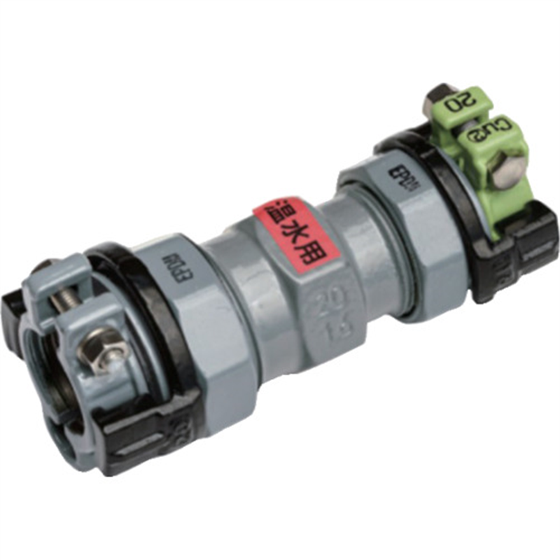 SKカワニシ 銅管2形×ポリエチレン管用異種管継手 SKXソケット Cu(2)15×P10(温水用) 1個（ご注文単位1個）【直送品】