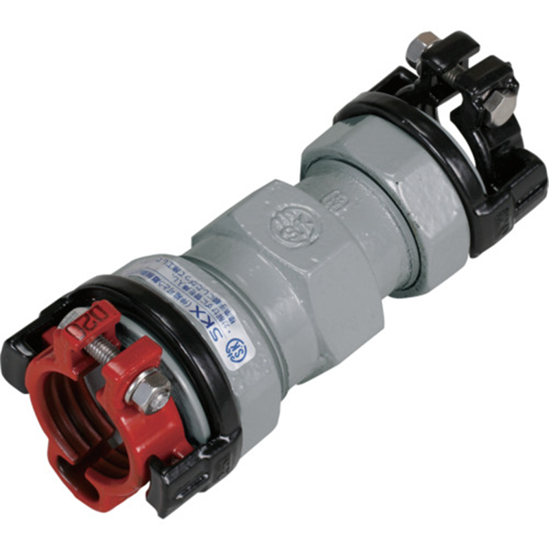 SKカワニシ 内外面被覆鋼管×鋼管用異種管継手 SKXソケット D50×50 1個（ご注文単位1個）【直送品】