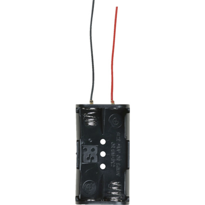 タカチ リード線付電池ホルダー 単3×2 1個（ご注文単位1個）【直送品】
