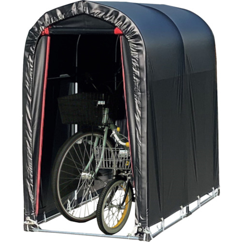 南榮工業 サイクルハウス2台用BK(赤ファスナー) 1台（ご注文単位1台）【直送品】