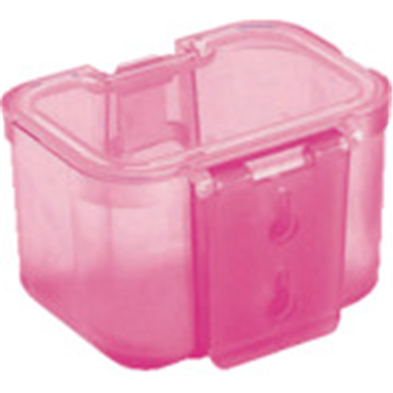 DENSAN スケルトン小箱赤 1個（ご注文単位1個）【直送品】