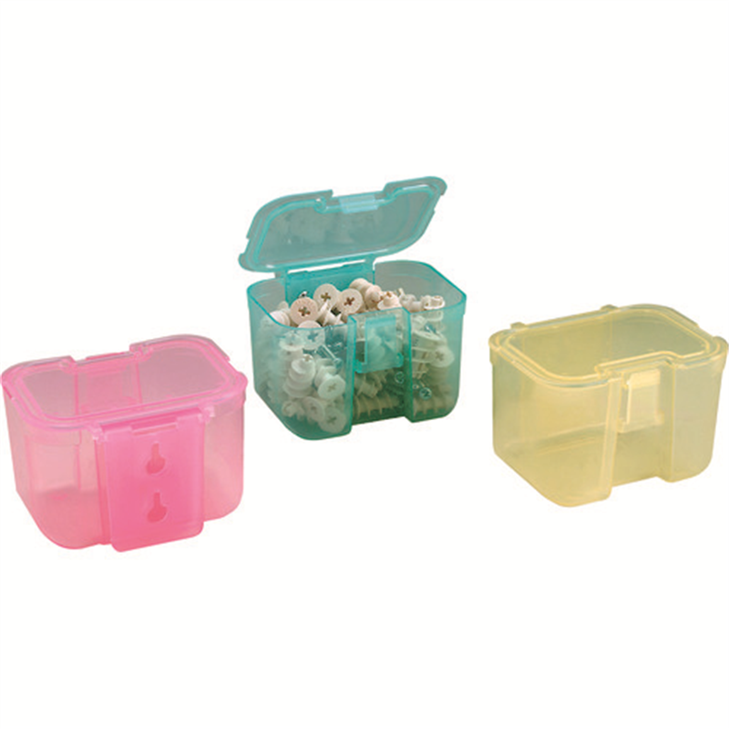 DENSAN スケルトン小箱黄 1個（ご注文単位1個）【直送品】