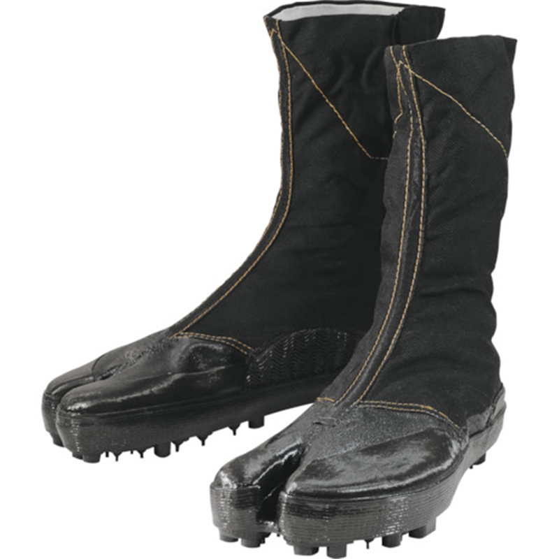 MARUGO スパイク(8枚馳)2型 黒 25.0cm 1足（ご注文単位1足）【直送品】