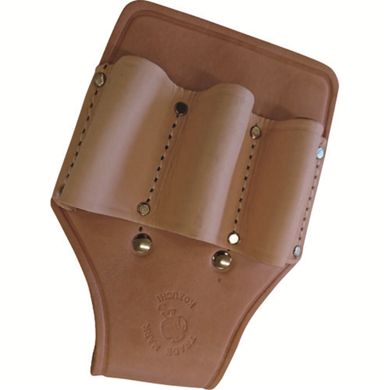 コヅチ ヌメ革ペンチ差し 7インチ用3丁入 1枚（ご注文単位1枚）【直送品】