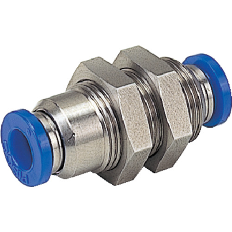 PISCO 耐腐蝕性SUS303相当継手 隔壁ユニオン 1個（ご注文単位1個）【直送品】