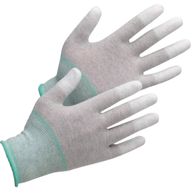 ミドリ安全 静電気拡散性手袋(指先コート)SPU-131CN M 10双入 1袋（ご注文単位1袋）【直送品】