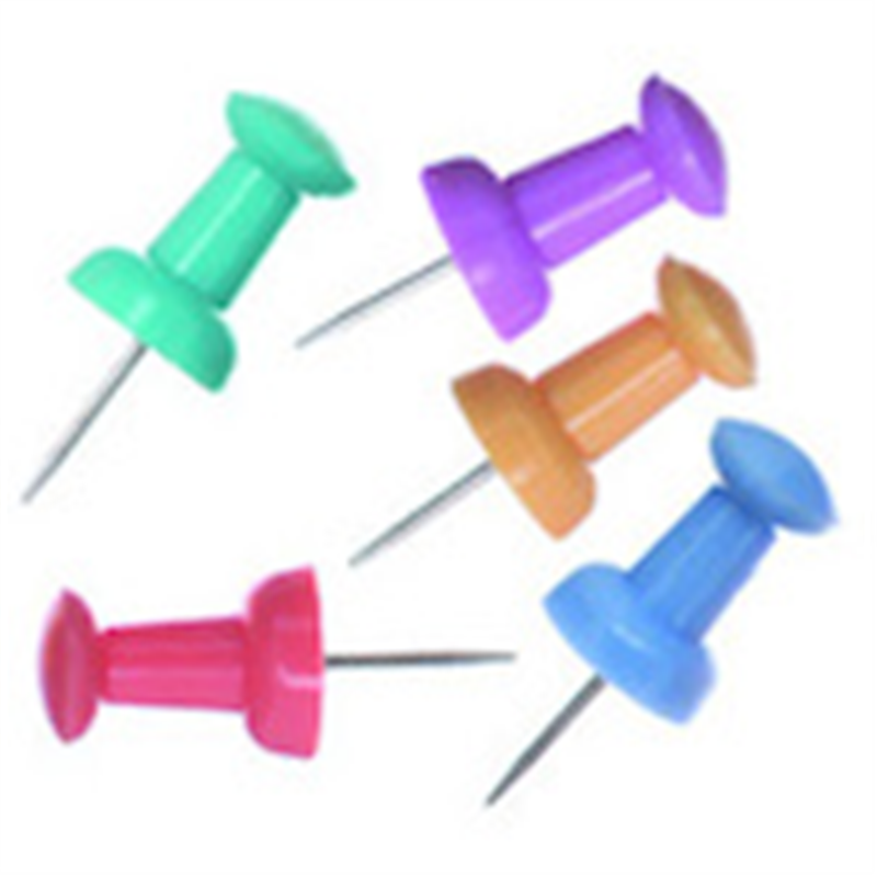 VELOS スマートスリム ダルマ画鋲 パステルMIX 15本入 1個（ご注文単位1個）【直送品】