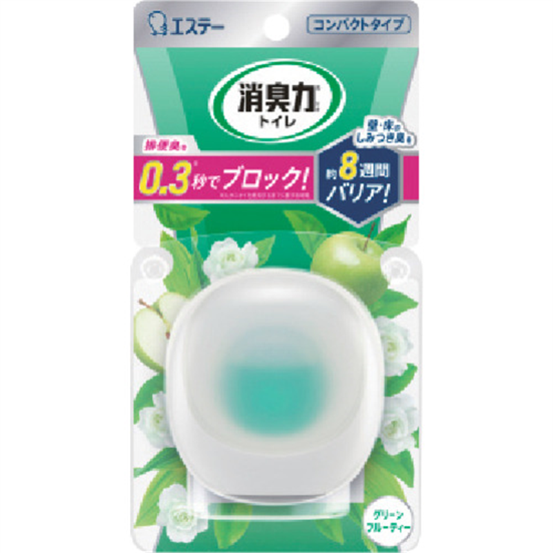 エステー 消臭力コンパクト トイレ用本体 グリーンフルーティー 1個（ご注文単位1個）【直送品】