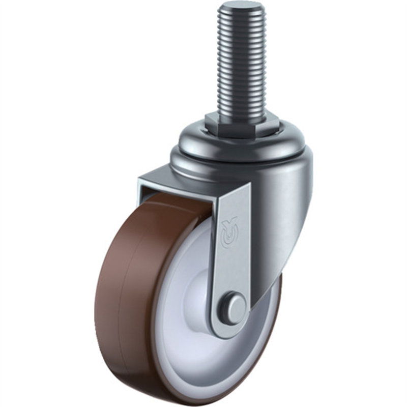 ユーエイ ねじ込み式 自在 キャスター ウレタン 車輪径50mm  Sタイプ ST型 ネジ寸法M12×35ピッチ1.75 1個（ご注文単位1個）【直送品】