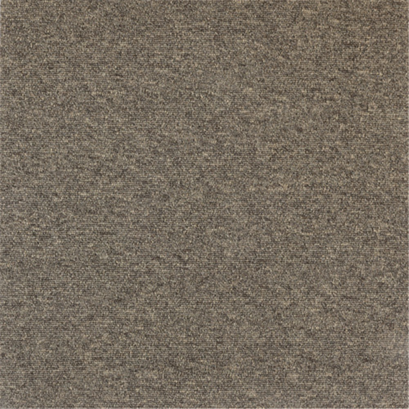 大島屋 日本製タイルカーペット ブラウン 50×50cm 1枚（ご注文単位1枚）【直送品】