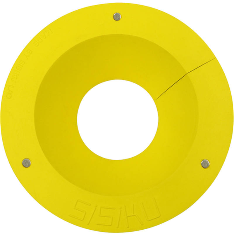 シシク ストッパーゴム(磁石入り) Lサイズ イエロー 1個（ご注文単位1個）【直送品】