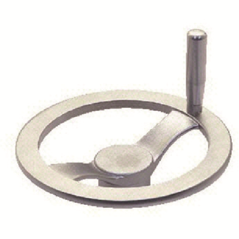 イマオ ハンドル ステンレスツースポークハンドル車(加工付) ハンドル径100mm 1個（ご注文単位1個）【直送品】