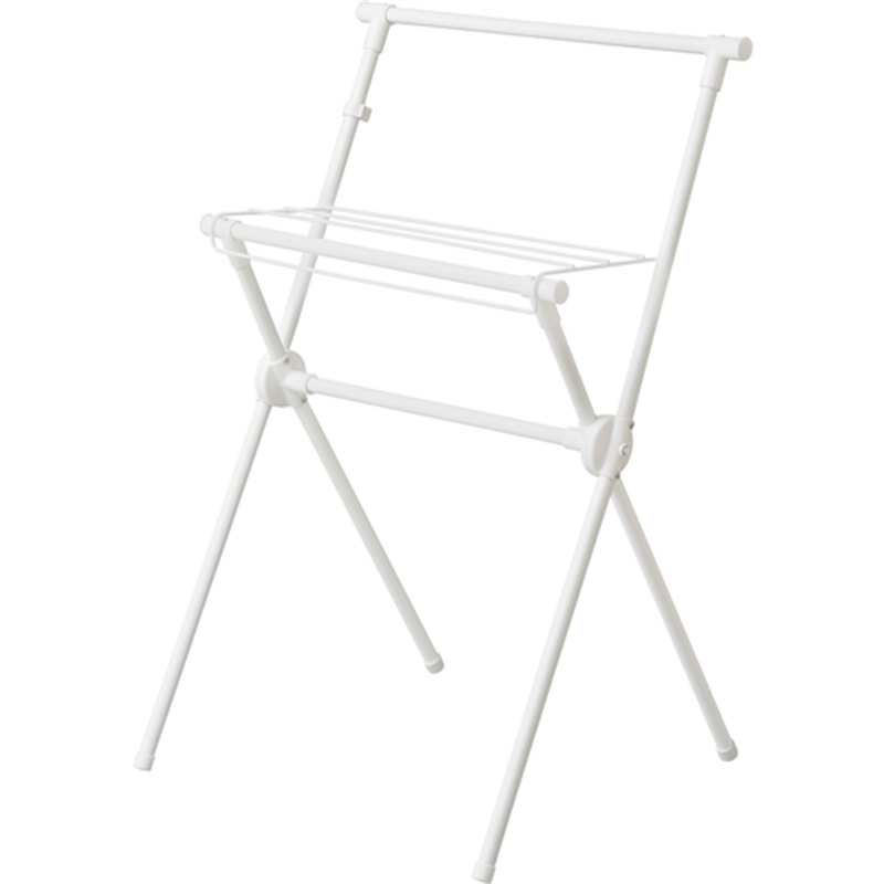 IRIS 296114 簡単組立スタイル物干し ホワイト 1台（ご注文単位1台）【直送品】