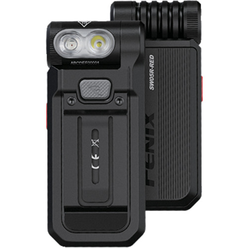 FENIX 充電式 LEDクリップオンライト(赤色ライト) 1個（ご注文単位1個）【直送品】