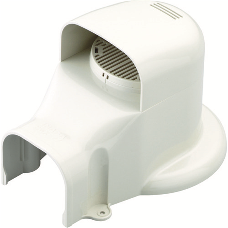 因幡電工 ウォールコーナー換気式 アイボリー 適合エアコンキャップツバ外径φ130以下 1個（ご注文単位1個）【直送品】