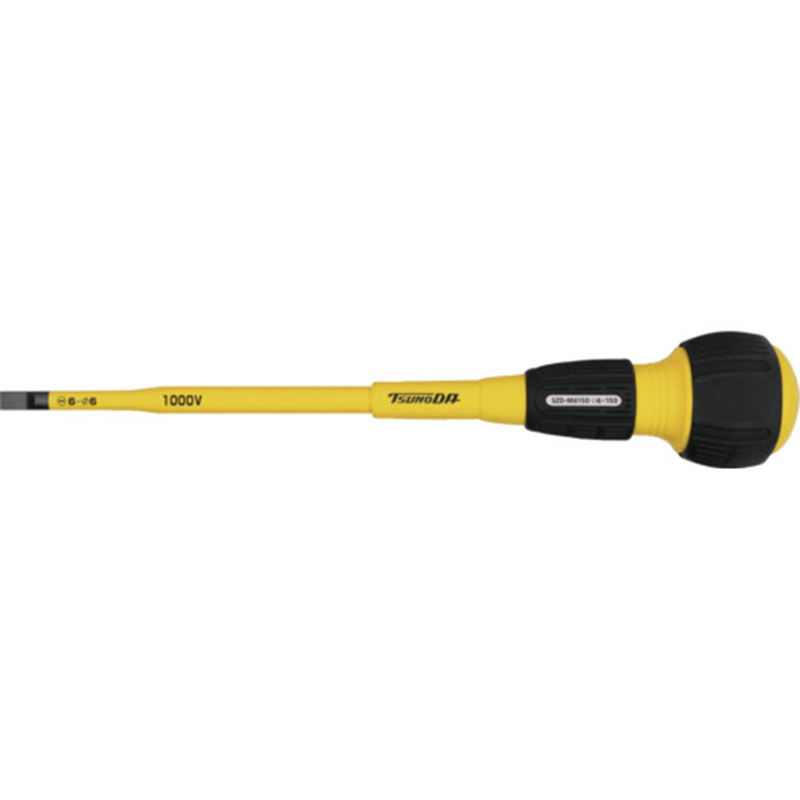 TTC 絶縁ドライバー(スリムタイプ) -6×150 1本（ご注文単位1本）【直送品】
