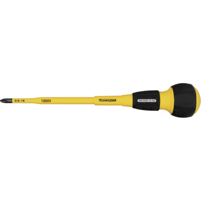 TTC 絶縁ドライバー(スリムタイプ) +2×150 1本（ご注文単位1本）【直送品】