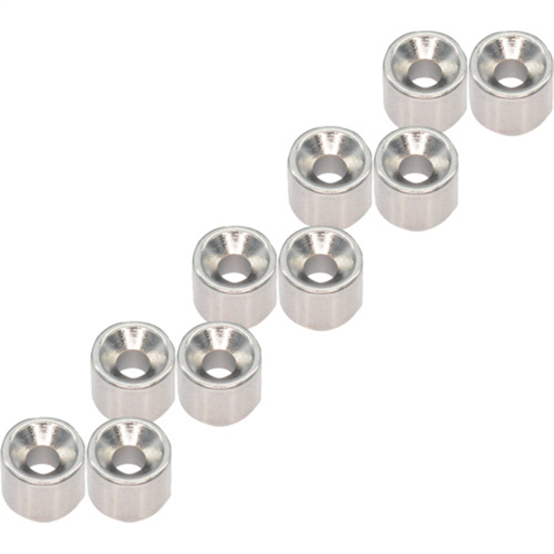 TRUSCO まとめ買い ネオジム丸形磁石 皿ねじ穴付 外径5MM×4MM M1.6 10個入 1パック(ご注文単位1パック)【直送品】