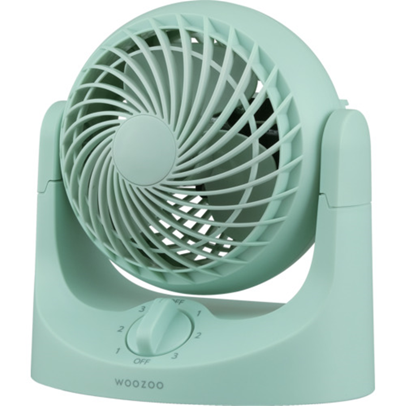 IRIS 207015 卓上扇 マカロン型mini 固定式 グリーン 1台（ご注文単位1台）【直送品】