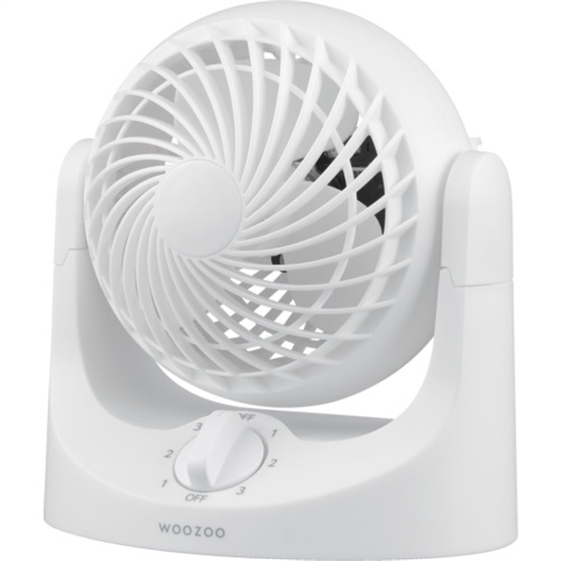 IRIS 207013 卓上扇 マカロン型mini 固定式 ホワイト 1台（ご注文単位1台）【直送品】